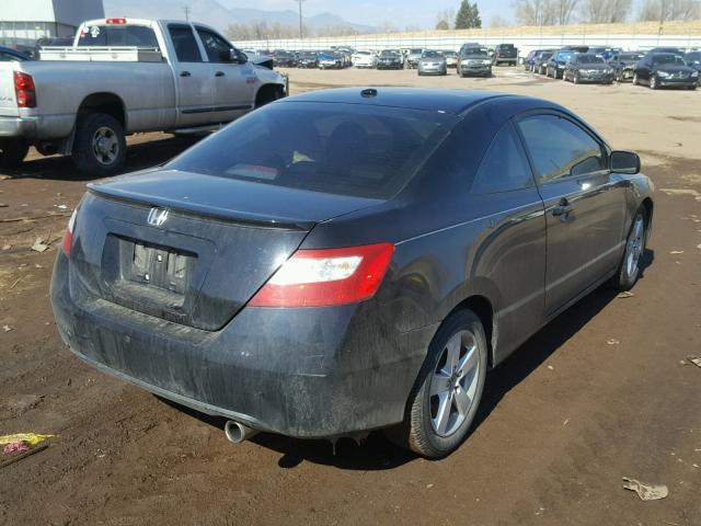 2HGFG12978H555754 - 2008 HONDA CIVIC EXL 黑色 照片 4