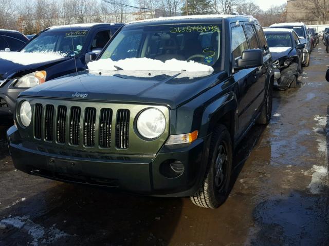 1J8FT28W88D593416 - 2008 JEEP PATRIOT SP GREEN photo 2