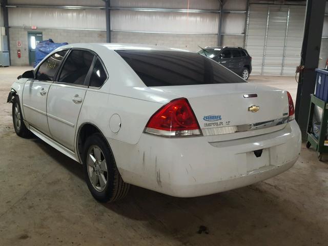 2G1WG5EK9B1111630 - 2011 CHEVROLET IMPALA LT WHITE photo 3