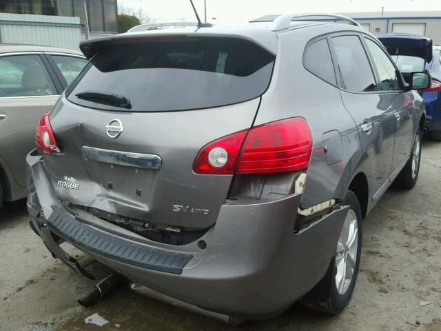 JN8AS5MV4CW371914 - 2012 NISSAN ROGUE S GRAY photo 4