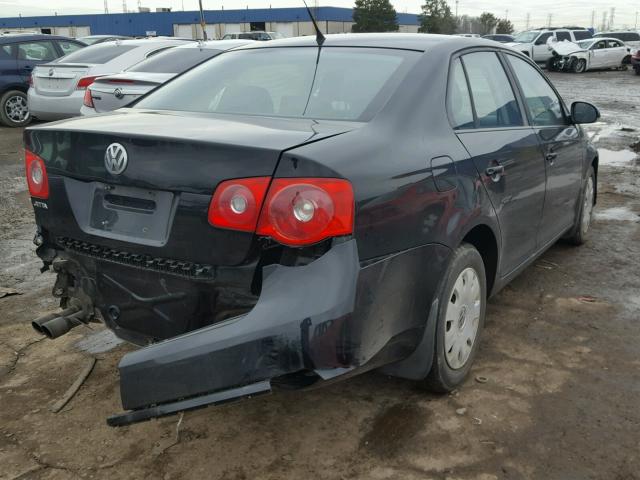 3VWGF71K97M055668 - 2007 VOLKSWAGEN JETTA BLACK photo 4