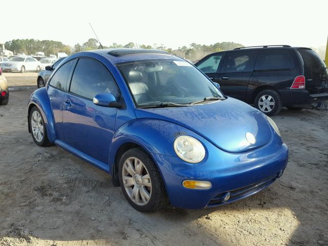 3VWCD21C43M431672 - 2003 VOLKSWAGEN NEW BEETLE BLUE photo 1