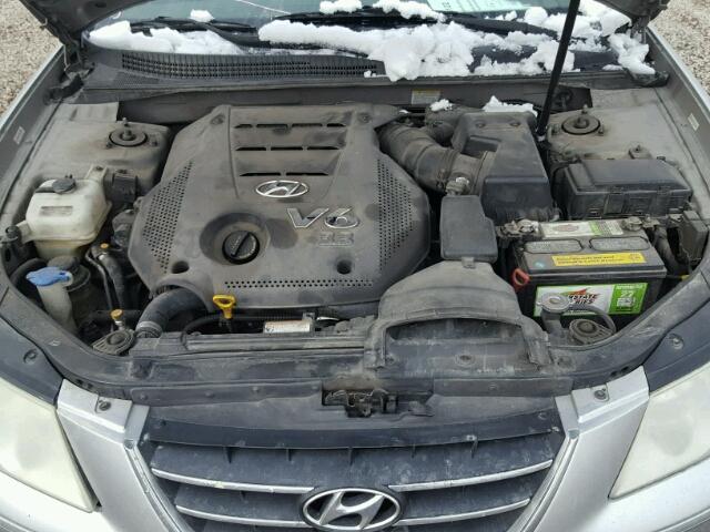 5NPET46F19H456881 - 2009 HYUNDAI SONATA GLS SILVER photo 7