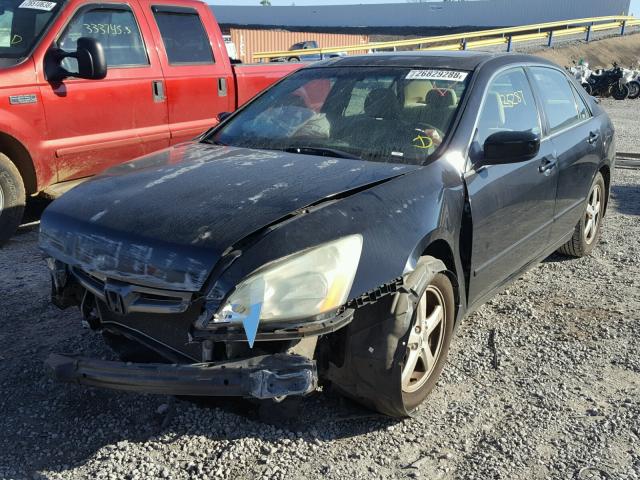 1HGCM56613A137457 - 2003 HONDA ACCORD EX BLACK photo 2