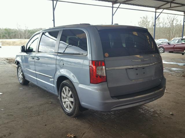 2C4RC1BG7DR747542 - 2013 CHRYSLER TOWN & COU BLUE photo 3