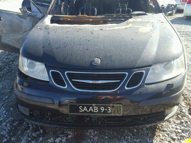 YS3FH41U871115437 - 2007 SAAB 9-3 AERO BLACK photo 7