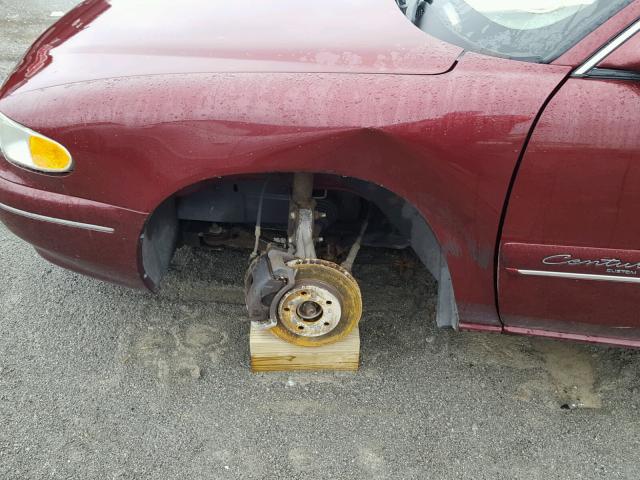 2G4WS52J011293326 - 2001 BUICK CENTURY CU MAROON photo 9