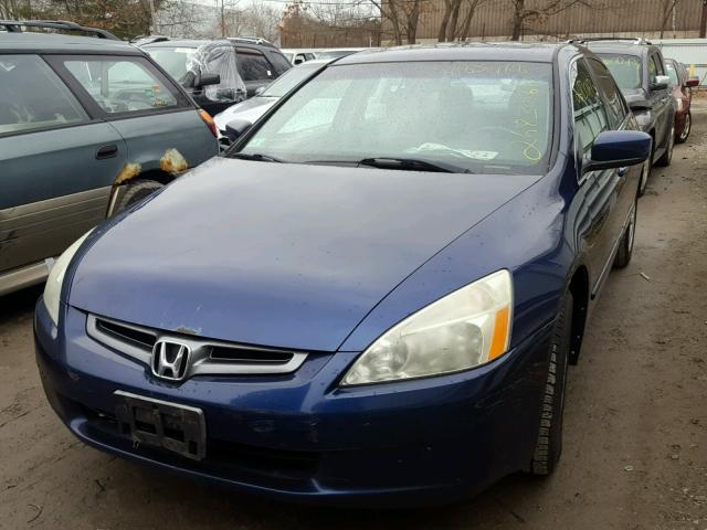 1HGCM56725A140329 - 2005 HONDA ACCORD EX BLUE photo 2