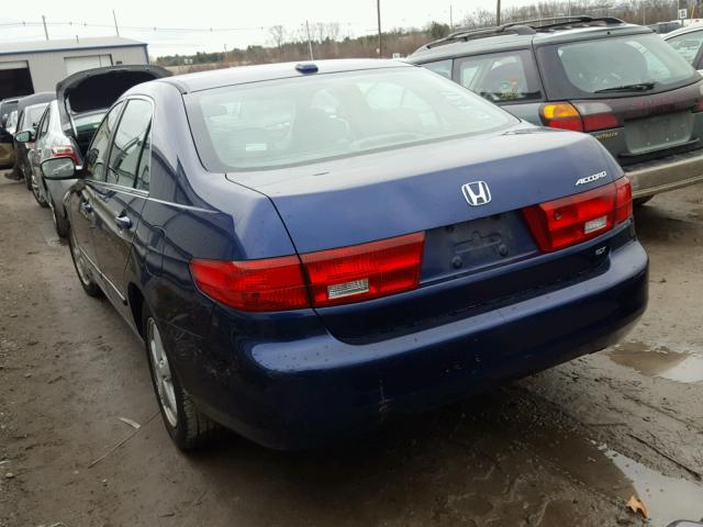 1HGCM56725A140329 - 2005 HONDA ACCORD EX BLUE photo 3