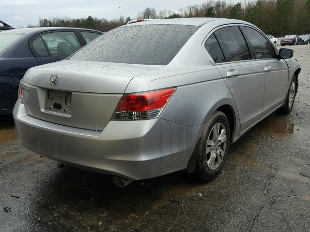 1HGCP26478A139094 - 2008 HONDA ACCORD LXP SILVER photo 4