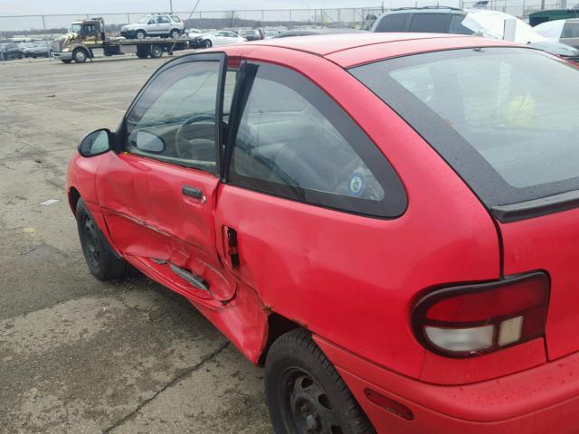 KNJLT05H3S6126417 - 1995 FORD ASPIRE RED photo 10