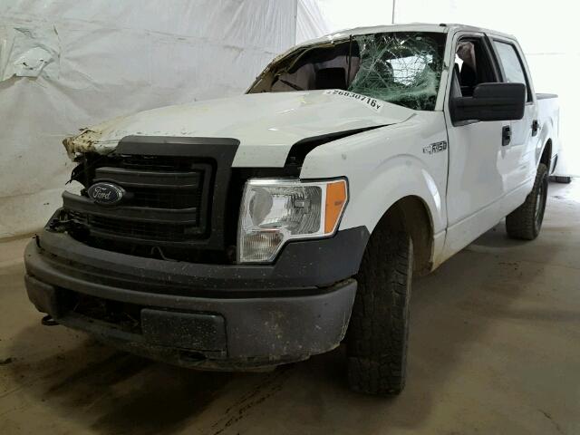 1FTFW1EF6DKE89297 - 2013 FORD F150 SUPER WHITE photo 2