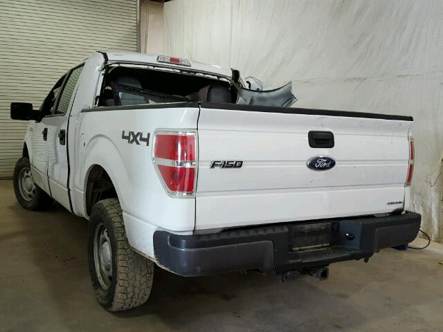 1FTFW1EF6DKE89297 - 2013 FORD F150 SUPER WHITE photo 3