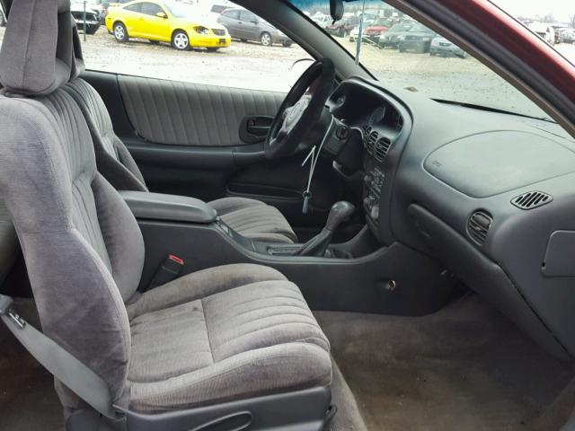 1G2WP12K11F267760 - 2001 PONTIAC GRAND PRIX Tünd qırmızı foto 5