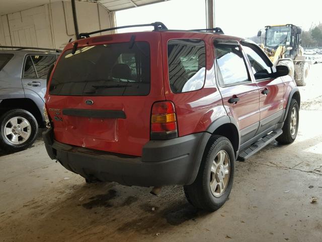 1FMYU04192KD98869 - 2002 FORD ESCAPE XLT RED photo 4