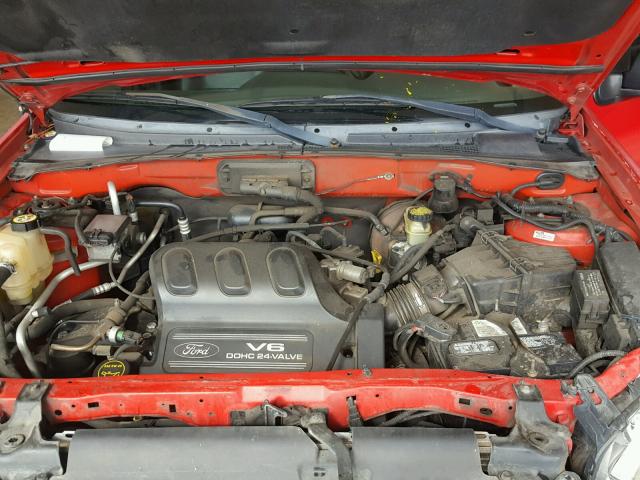 1FMYU04192KD98869 - 2002 FORD ESCAPE XLT RED photo 7