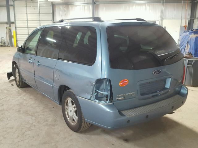 2FMZA52297BA16055 - 2007 FORD FREESTAR S BLUE photo 3