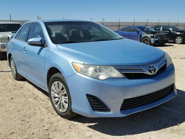 4T4BF1FK8CR250316 - 2012 TOYOTA CAMRY BASE BLUE photo 1