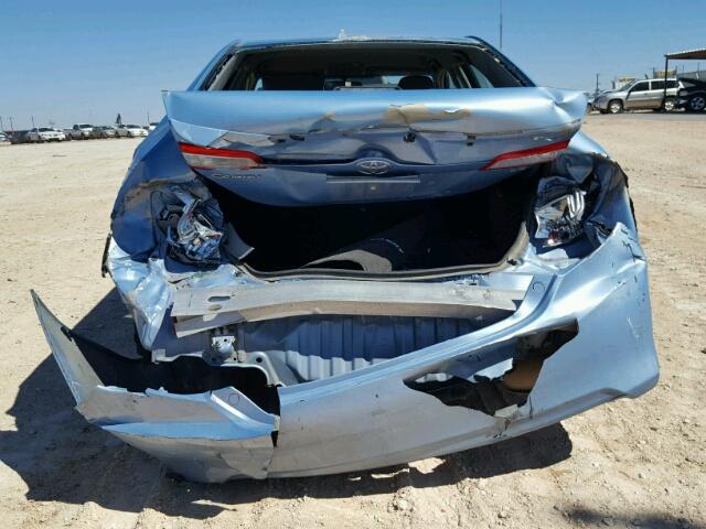 4T4BF1FK8CR250316 - 2012 TOYOTA CAMRY BASE BLUE photo 9