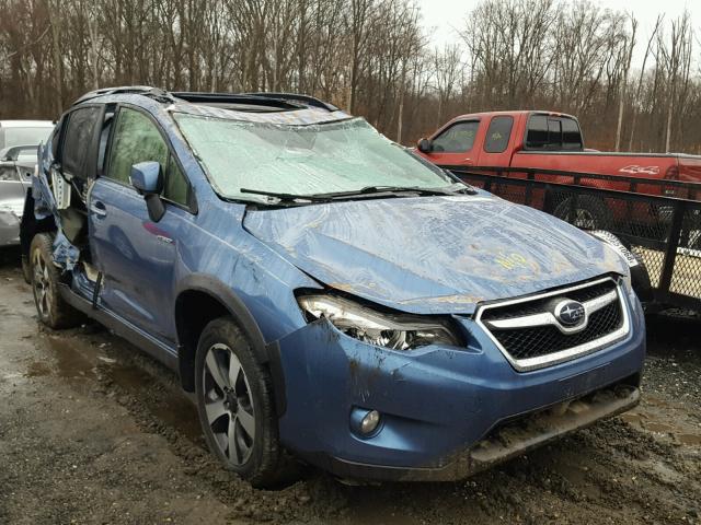 JF2GPBKCXEH222021 - 2014 SUBARU XV CROSSTR BLUE photo 1