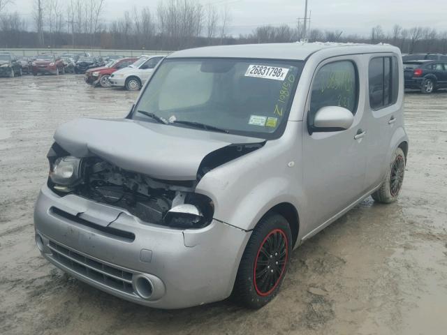 JN8AZ2KR8AT166627 - 2010 NISSAN CUBE BASE GRAY photo 2