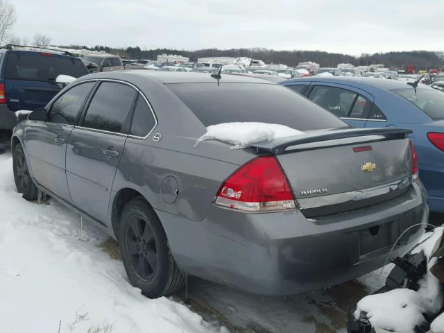 2G1WT58K969429018 - 2006 CHEVROLET IMPALA LT CHARCOAL photo 3