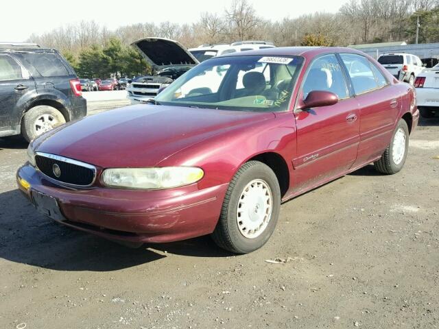 2G4WS52J6Y1300824 - 2000 BUICK CENTURY CU RED photo 2