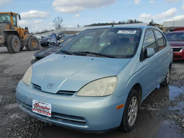 JT2BK12U120046778 - 2002 TOYOTA PRIUS BLUE photo 2