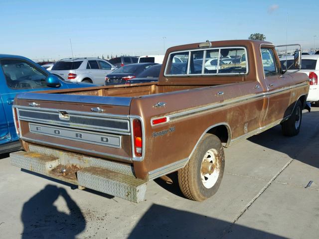 F25HRR64399 - 1973 FORD PICK UP BROWN photo 4