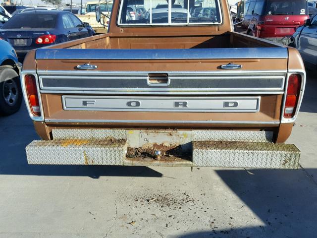 F25HRR64399 - 1973 FORD PICK UP BROWN photo 6