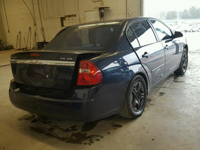 1G1ZS58N77F243125 - 2007 CHEVROLET MALIBU LS ლურჯი ფოტო 4
