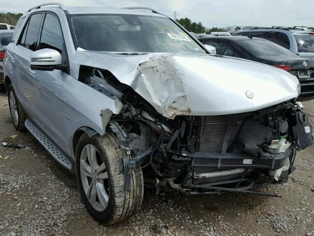 4JGDA5HB4CA024040 - 2012 MERCEDES-BENZ ML 350 4MA GRAY photo 1