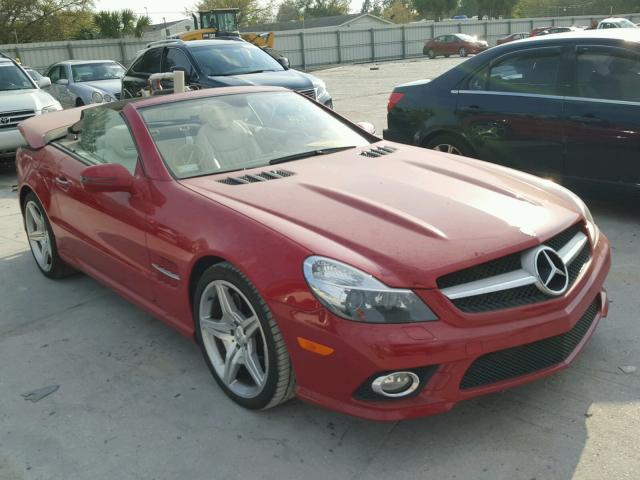 WDBSK71F19F143885 - 2009 MERCEDES-BENZ SL 550 RED photo 1