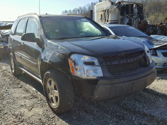 2CNDL13F566209518 - 2006 CHEVROLET EQUINOX LS BLACK photo 1