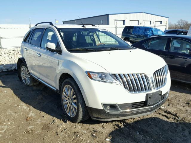 2LMDJ6JK9CBL01550 - 2012 LINCOLN MKX WHITE photo 1