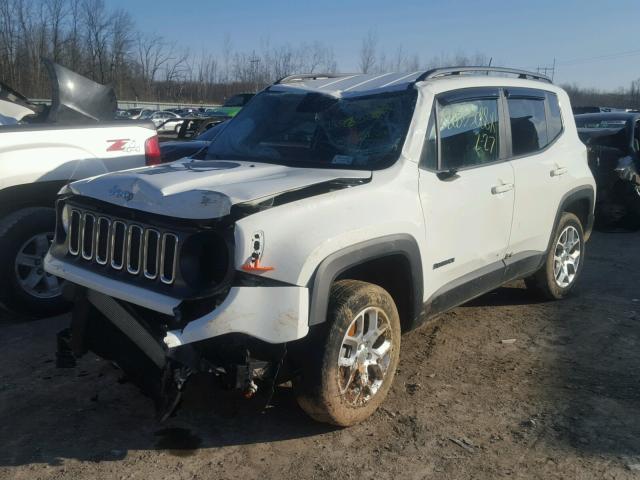 ZACCJBBB2HPE44037 - 2017 JEEP RENEGADE L WHITE photo 2