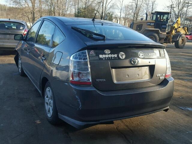 JTDKB20U573218428 - 2007 TOYOTA PRIUS GRAY photo 3