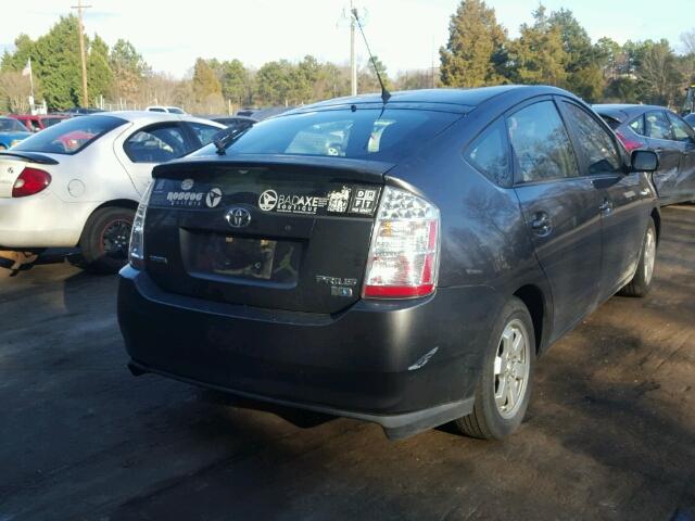 JTDKB20U573218428 - 2007 TOYOTA PRIUS GRAY photo 4