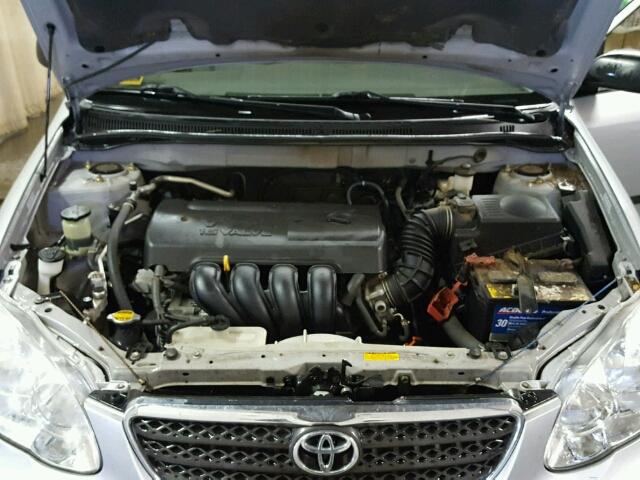 1NXBR32E56Z599130 - 2006 TOYOTA COROLLA CE SILVER photo 7