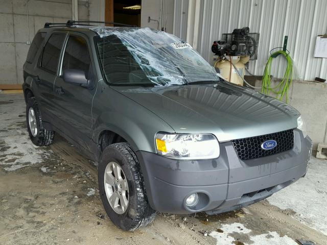 1FMYU03Z66KD19137 - 2006 FORD ESCAPE XLT GREEN photo 1