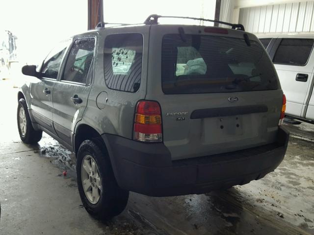 1FMYU03Z66KD19137 - 2006 FORD ESCAPE XLT GREEN photo 3