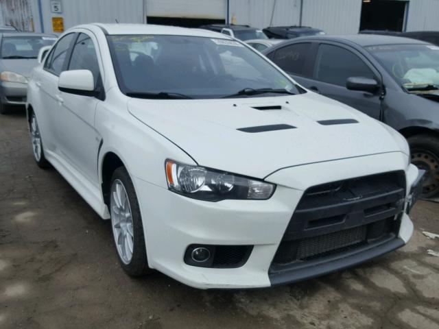 JA32W8FV9BU044873 - 2011 MITSUBISHI LANCER EVO WHITE photo 1