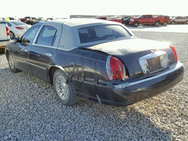 1LNHM82W9XY649715 - 1999 LINCOLN TOWN CAR S CHARCOAL photo 3