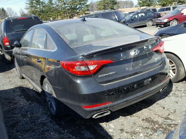 5NPE34AF7GH311879 - 2016 HYUNDAI SONATA SPO BLACK photo 3