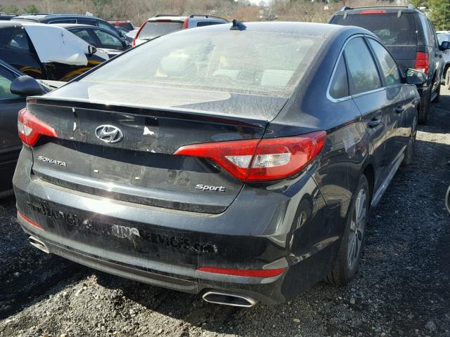 5NPE34AF7GH311879 - 2016 HYUNDAI SONATA SPO BLACK photo 4