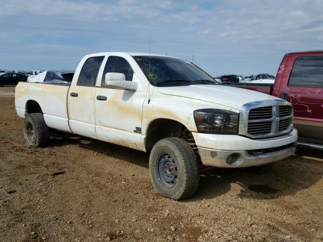 3D7KS28A58G214281 - 2008 DODGE RAM 2500 S WHITE photo 1