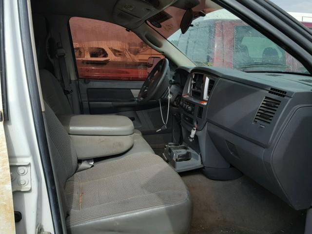 3D7KS28A58G214281 - 2008 DODGE RAM 2500 S WHITE photo 5