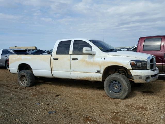 3D7KS28A58G214281 - 2008 DODGE RAM 2500 S WHITE photo 9