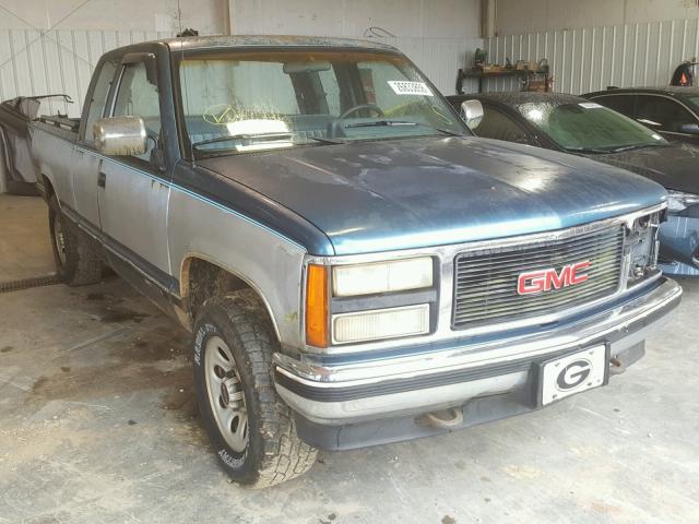 2GTEK19KXM1511235 - 1991 GMC SIERRA K15 BLUE photo 1