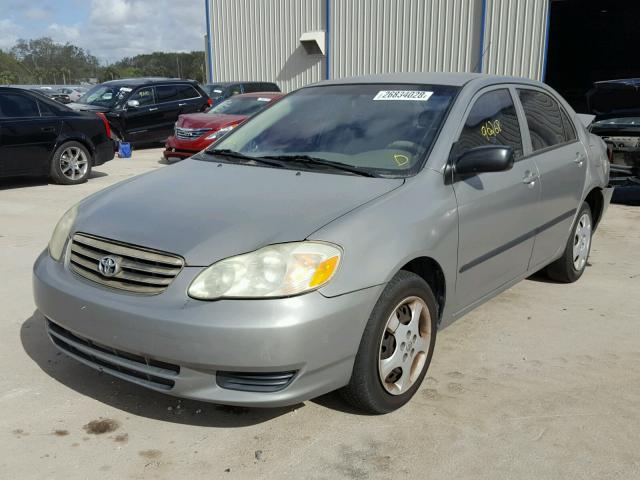 1NXBR32E54Z337279 - 2004 TOYOTA COROLLA CE GRAY photo 2